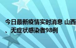 今日最新疫情实时消息 山西11月7日新增本土确诊病例33例、无症状感染者98例