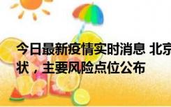 今日最新疫情实时消息 北京通州区新增1例确诊和2例无症状，主要风险点位公布