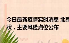 今日最新疫情实时消息 北京通州区新增1例确诊和2例无症状，主要风险点位公布