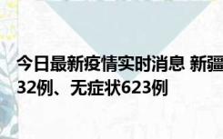 今日最新疫情实时消息 新疆维吾尔自治区11月7日新增确诊32例、无症状623例