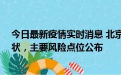 今日最新疫情实时消息 北京通州区新增1例确诊和2例无症状，主要风险点位公布