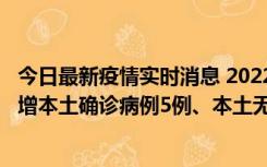 今日最新疫情实时消息 2022年11月7日0时至24时山东省新增本土确诊病例5例、本土无症状感染者58例