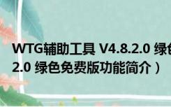 WTG辅助工具 V4.8.2.0 绿色免费版（WTG辅助工具 V4.8.2.0 绿色免费版功能简介）