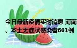 今日最新疫情实时消息 河南11月7日新增本土确诊病例86例、本土无症状感染者661例