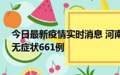 今日最新疫情实时消息 河南昨日新增本土确诊86例、本土无症状661例