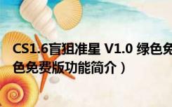 CS1.6盲狙准星 V1.0 绿色免费版（CS1.6盲狙准星 V1.0 绿色免费版功能简介）