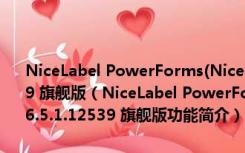 NiceLabel PowerForms(NiceLabel条码标签设计软件) V6.5.1.12539 旗舰版（NiceLabel PowerForms(NiceLabel条码标签设计软件) V6.5.1.12539 旗舰版功能简介）