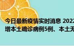 今日最新疫情实时消息 2022年11月7日0时至24时山东省新增本土确诊病例5例、本土无症状感染者58例