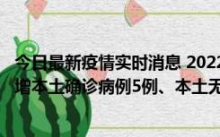 今日最新疫情实时消息 2022年11月7日0时至24时山东省新增本土确诊病例5例、本土无症状感染者58例