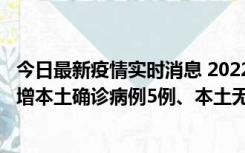 今日最新疫情实时消息 2022年11月7日0时至24时山东省新增本土确诊病例5例、本土无症状感染者58例