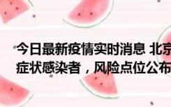 今日最新疫情实时消息 北京昌平新增4名确诊病例和4名无症状感染者，风险点位公布