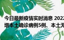 今日最新疫情实时消息 2022年11月7日0时至24时山东省新增本土确诊病例5例、本土无症状感染者58例