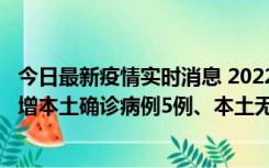 今日最新疫情实时消息 2022年11月7日0时至24时山东省新增本土确诊病例5例、本土无症状感染者58例