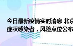 今日最新疫情实时消息 北京昌平新增4名确诊病例和4名无症状感染者，风险点位公布