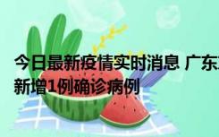 今日最新疫情实时消息 广东东莞：11月8日0-15时，大朗镇新增1例确诊病例