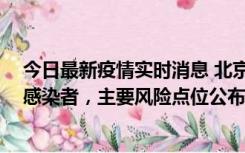 今日最新疫情实时消息 北京通州新增1例确诊和4例无症状感染者，主要风险点位公布