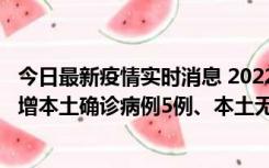 今日最新疫情实时消息 2022年11月7日0时至24时山东省新增本土确诊病例5例、本土无症状感染者58例