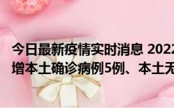 今日最新疫情实时消息 2022年11月7日0时至24时山东省新增本土确诊病例5例、本土无症状感染者58例