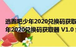 逃跑吧少年2020兑换码获取器 V1.0 绿色免费版（逃跑吧少年2020兑换码获取器 V1.0 绿色免费版功能简介）