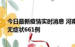 今日最新疫情实时消息 河南昨日新增本土确诊86例、本土无症状661例