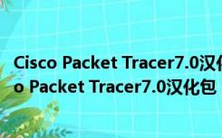 Cisco Packet Tracer7.0汉化包 32/64位 最新免费版（Cisco Packet Tracer7.0汉化包 32/64位 最新免费版功能简介）