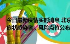 今日最新疫情实时消息 北京昌平新增4名确诊病例和4名无症状感染者，风险点位公布