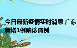 今日最新疫情实时消息 广东东莞：11月8日0-15时，大朗镇新增1例确诊病例