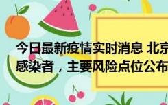 今日最新疫情实时消息 北京通州新增1例确诊和4例无症状感染者，主要风险点位公布