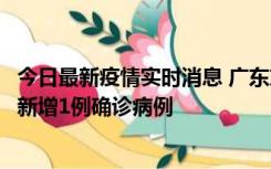 今日最新疫情实时消息 广东东莞：11月8日0-15时，大朗镇新增1例确诊病例