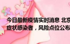 今日最新疫情实时消息 北京昌平新增4名确诊病例和4名无症状感染者，风险点位公布