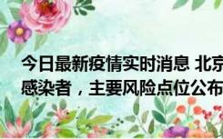 今日最新疫情实时消息 北京通州新增1例确诊和4例无症状感染者，主要风险点位公布