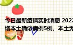 今日最新疫情实时消息 2022年11月7日0时至24时山东省新增本土确诊病例5例、本土无症状感染者58例