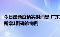 今日最新疫情实时消息 广东东莞：11月8日0-15时，大朗镇新增1例确诊病例