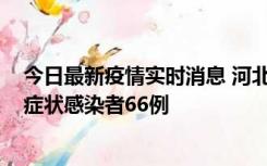 今日最新疫情实时消息 河北11月8日新增确诊病例1例、无症状感染者66例