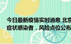 今日最新疫情实时消息 北京昌平新增4名确诊病例和4名无症状感染者，风险点位公布