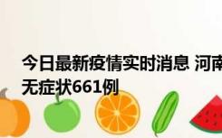 今日最新疫情实时消息 河南昨日新增本土确诊86例、本土无症状661例