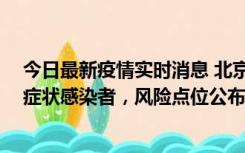 今日最新疫情实时消息 北京昌平新增4名确诊病例和4名无症状感染者，风险点位公布