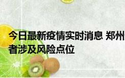 今日最新疫情实时消息 郑州通报新增确诊病例和无症状感染者涉及风险点位