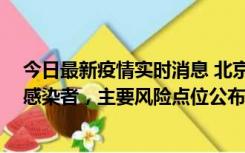 今日最新疫情实时消息 北京通州新增1例确诊和4例无症状感染者，主要风险点位公布