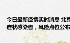 今日最新疫情实时消息 北京昌平新增4名确诊病例和4名无症状感染者，风险点位公布