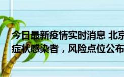 今日最新疫情实时消息 北京昌平新增4名确诊病例和4名无症状感染者，风险点位公布