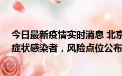 今日最新疫情实时消息 北京昌平新增4名确诊病例和4名无症状感染者，风险点位公布