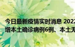 今日最新疫情实时消息 2022年11月8日0时至24时山东省新增本土确诊病例6例、本土无症状感染者64例