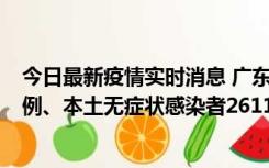 今日最新疫情实时消息 广东11月8日新增本土确诊病例592例、本土无症状感染者2611例