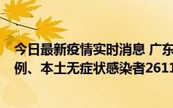 今日最新疫情实时消息 广东11月8日新增本土确诊病例592例、本土无症状感染者2611例