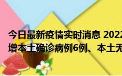 今日最新疫情实时消息 2022年11月8日0时至24时山东省新增本土确诊病例6例、本土无症状感染者64例