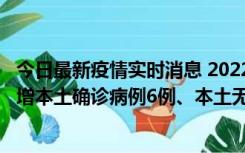 今日最新疫情实时消息 2022年11月8日0时至24时山东省新增本土确诊病例6例、本土无症状感染者64例