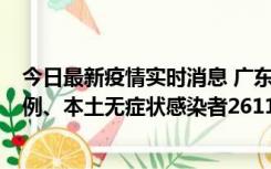 今日最新疫情实时消息 广东11月8日新增本土确诊病例592例、本土无症状感染者2611例