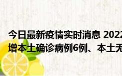 今日最新疫情实时消息 2022年11月8日0时至24时山东省新增本土确诊病例6例、本土无症状感染者64例