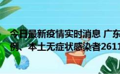 今日最新疫情实时消息 广东11月8日新增本土确诊病例592例、本土无症状感染者2611例